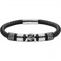 Браслет Zippo Five Charms Leather Bracelet с 5 шармами (22 см) купить в Кирове