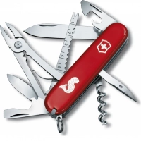 Нож перочинный Victorinox Angler, сталь X55CrMo14, рукоять Cellidor®, красный купить в Кирове