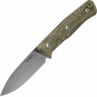 Нож с фиксированным клинком LionSteel B35, сталь Sleipner, рукоять Green canvas micarta купить в Кирове