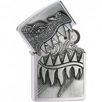 Зажигалка ZIPPO Classic с покрытием Brushed Chrome купить в Кирове