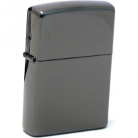 Зажигалка ZIPPO Classic с покрытием Ebony™, латунь/сталь, чёрная, глянцевая, 36x12x56 мм купить в Кирове