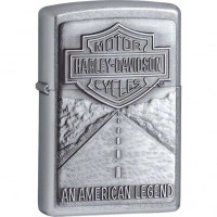 Зажигалка ZIPPO Harley-Davidson® Легенда, с покрытием Street Chrome™ купить в Кирове