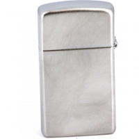 Зажигалка ZIPPO Slim® с покрытием Satin Chrome™, латунь/сталь, серебристая, матовая, 30х10×55 мм купить в Кирове