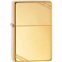 Зажигалка ZIPPO Vintage™ с покрытием High Polish Brass купить в Кирове